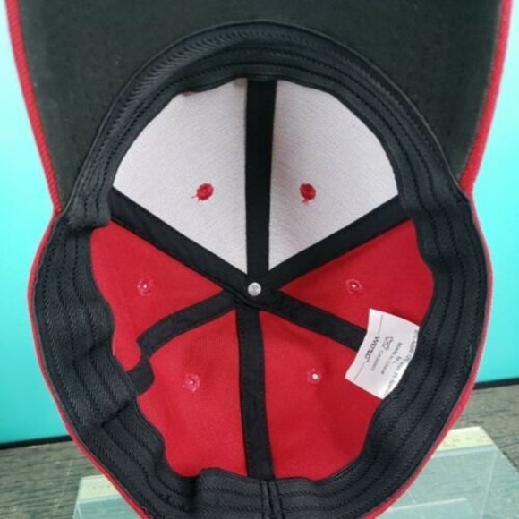 WESC We Are The Superlative Conspiracy Ball Cap Hat  Baseball Red White Logo - Picture 6 of 7